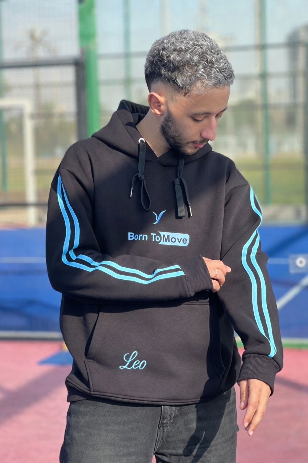 Bule Hoodie Leo Move