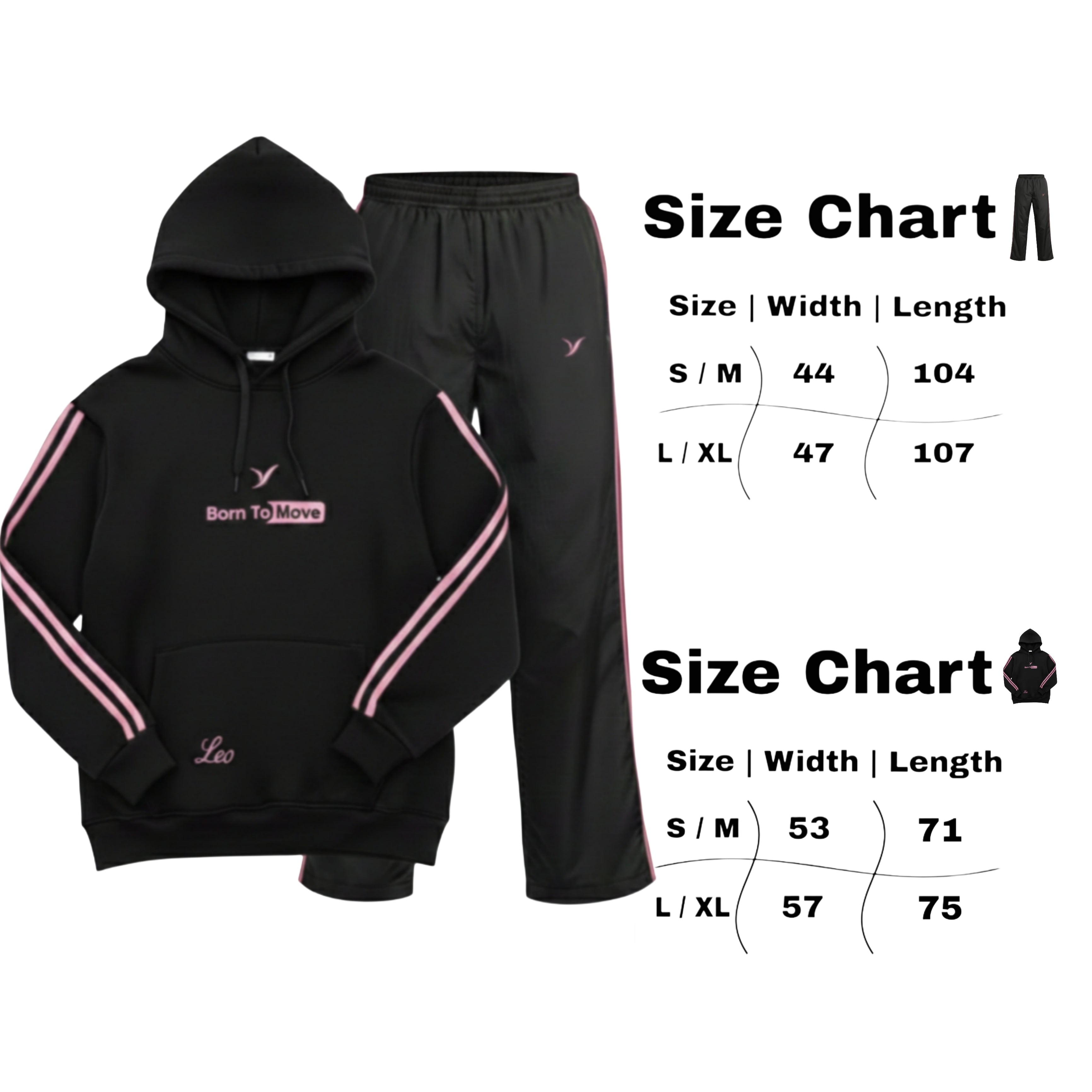 Black and Pant Suit Leo Move